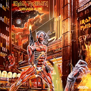 Iron Maiden - Somewhere in Time (1986) Animated Album Cover