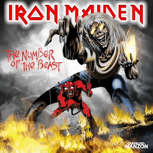 Iron Maiden - The Number of the Beast (1982) Animated Album Cover