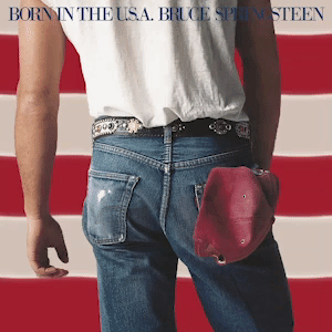 Bruce Springsteen - Born in the U.S.A. (1984) Animated Album Cover